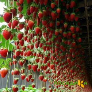 Клубника ампельная Анастасия купить по цене от 370р. в интернет-магазине «Посадика» с доставкой почтой в в Кировграде и по всей России – [изображение №1].
