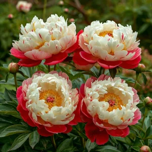 Пион Коралловый Каскад купить по цене от 490р. в интернет-магазине «Посадика» с доставкой почтой в в Кировграде и по всей России – [изображение №1].