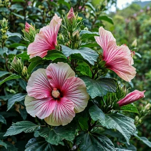 Гибискус Иден Бьюти купить по цене от 460р. в интернет-магазине «Посадика» с доставкой почтой в в Кировграде и по всей России – [изображение №1].