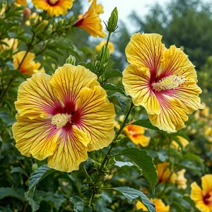 Гибискус Свит Соната купить по цене от 249р. в интернет-магазине «Посадика» с доставкой почтой в в Кировграде и по всей России – [изображение №1].