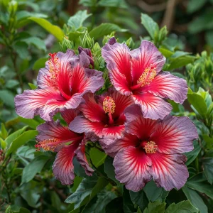 Гибискус Кримсон Флейм купить по цене от 479р. в интернет-магазине «Посадика» с доставкой почтой в в Кировграде и по всей России – [изображение №1].